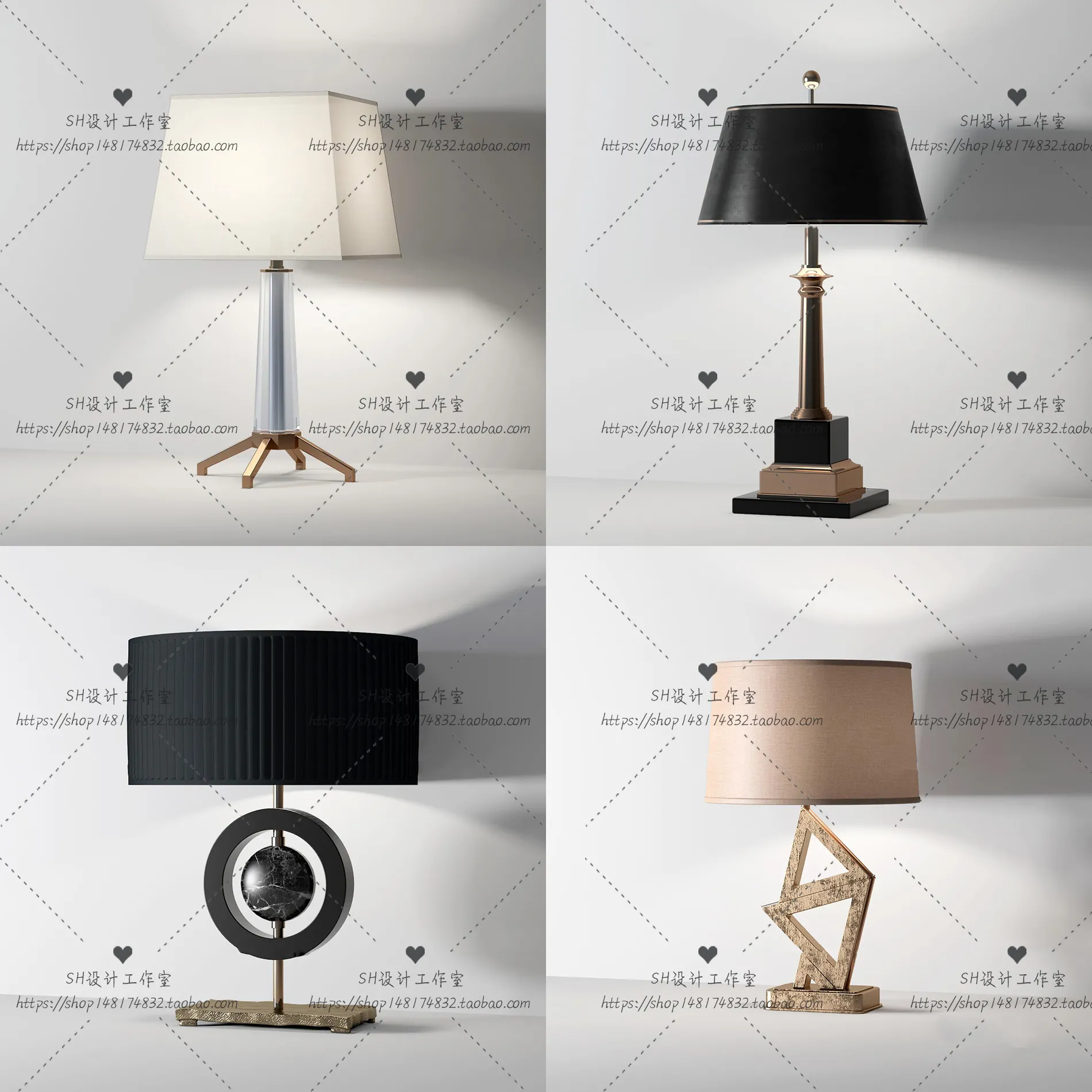 Table Lamps – 3D Models – 0020
