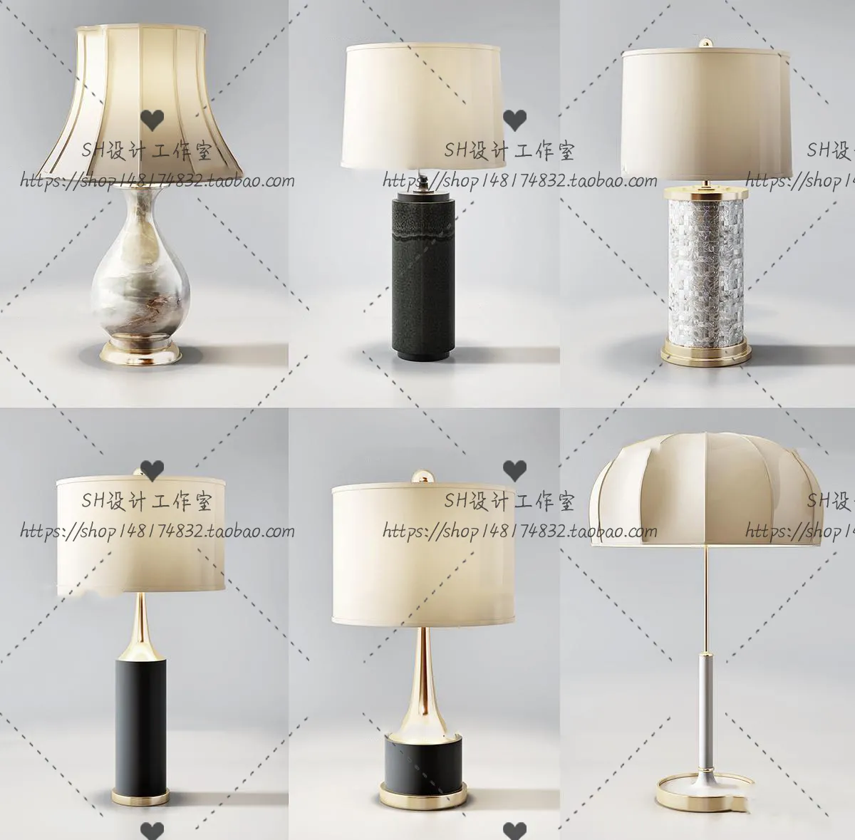 Table Lamps – 3D Models – 0021