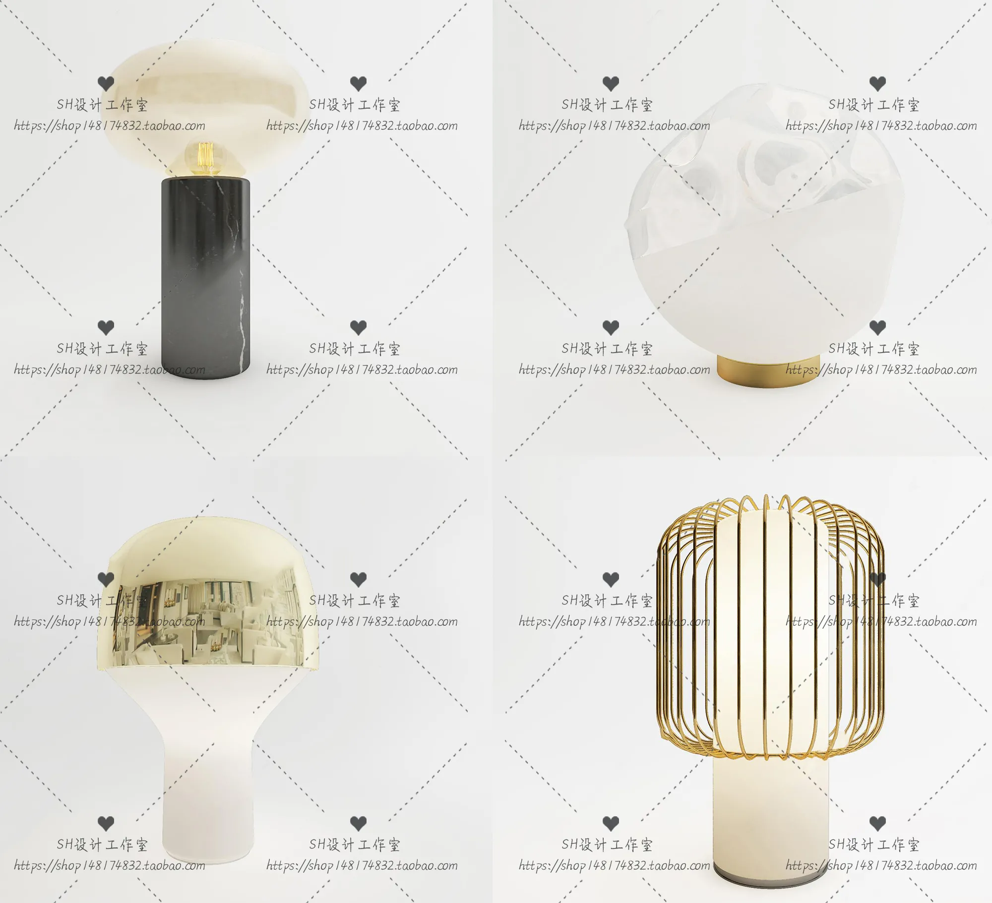 Table Lamps – 3D Models – 0023
