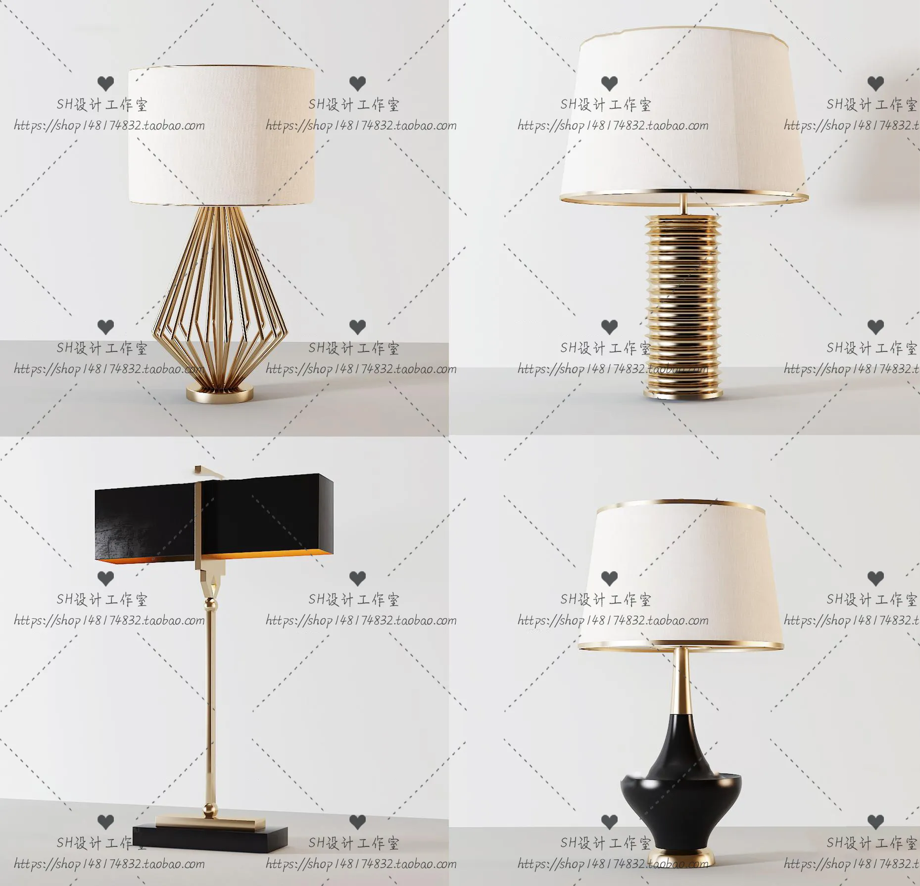 Table Lamps – 3D Models – 0024
