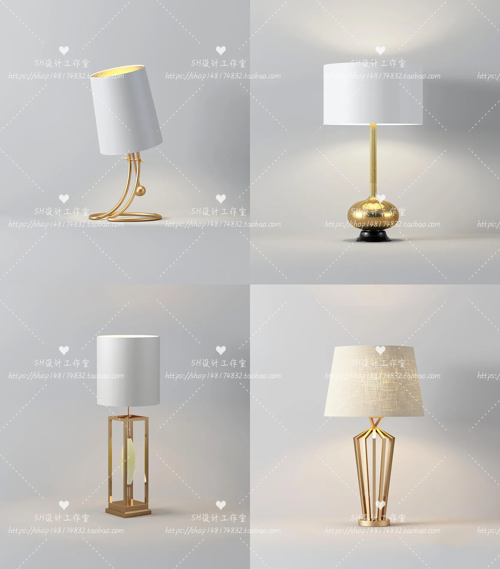 Table Lamps – 3D Models – 0027