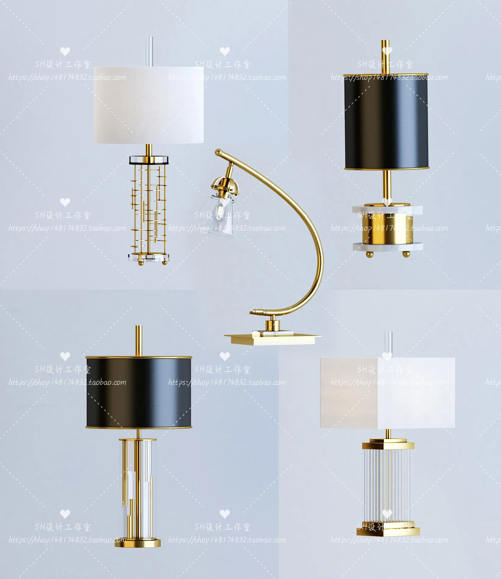 Table Lamps – 3D Models – 0029