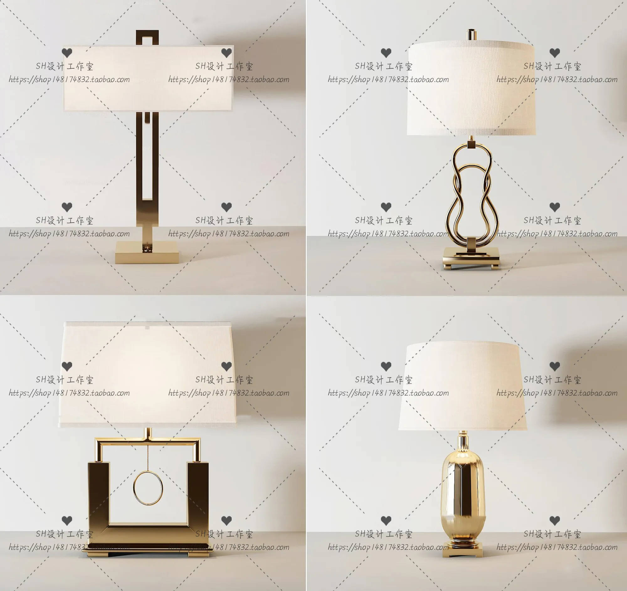 Table Lamps – 3D Models – 0030