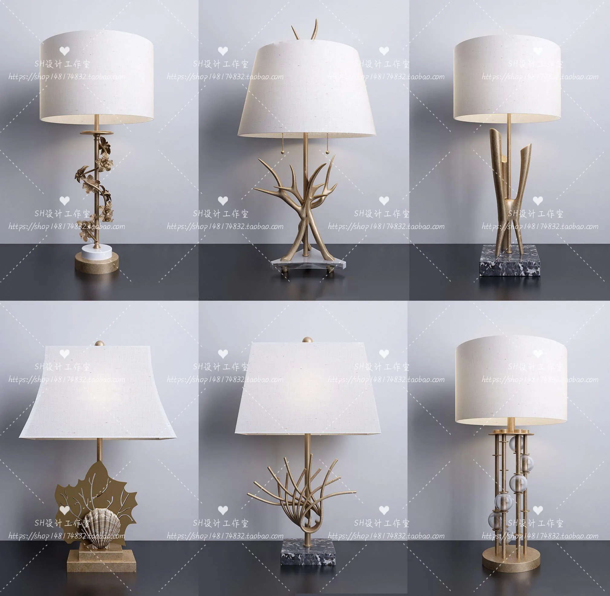 Table Lamps – 3D Models – 0031