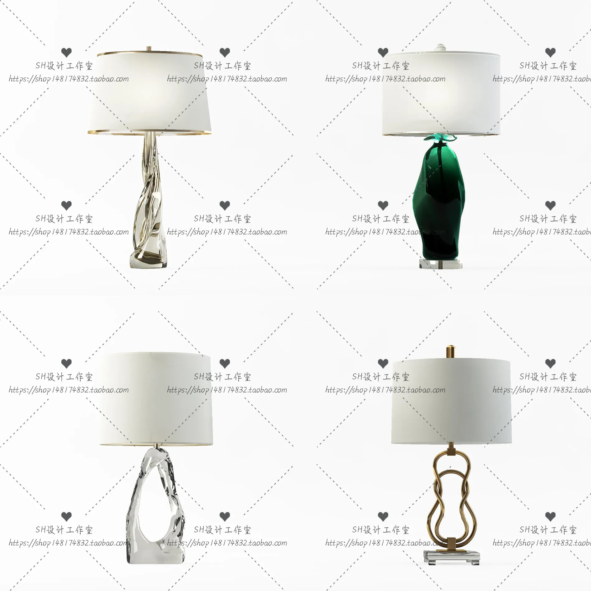 Table Lamps – 3D Models – 0033