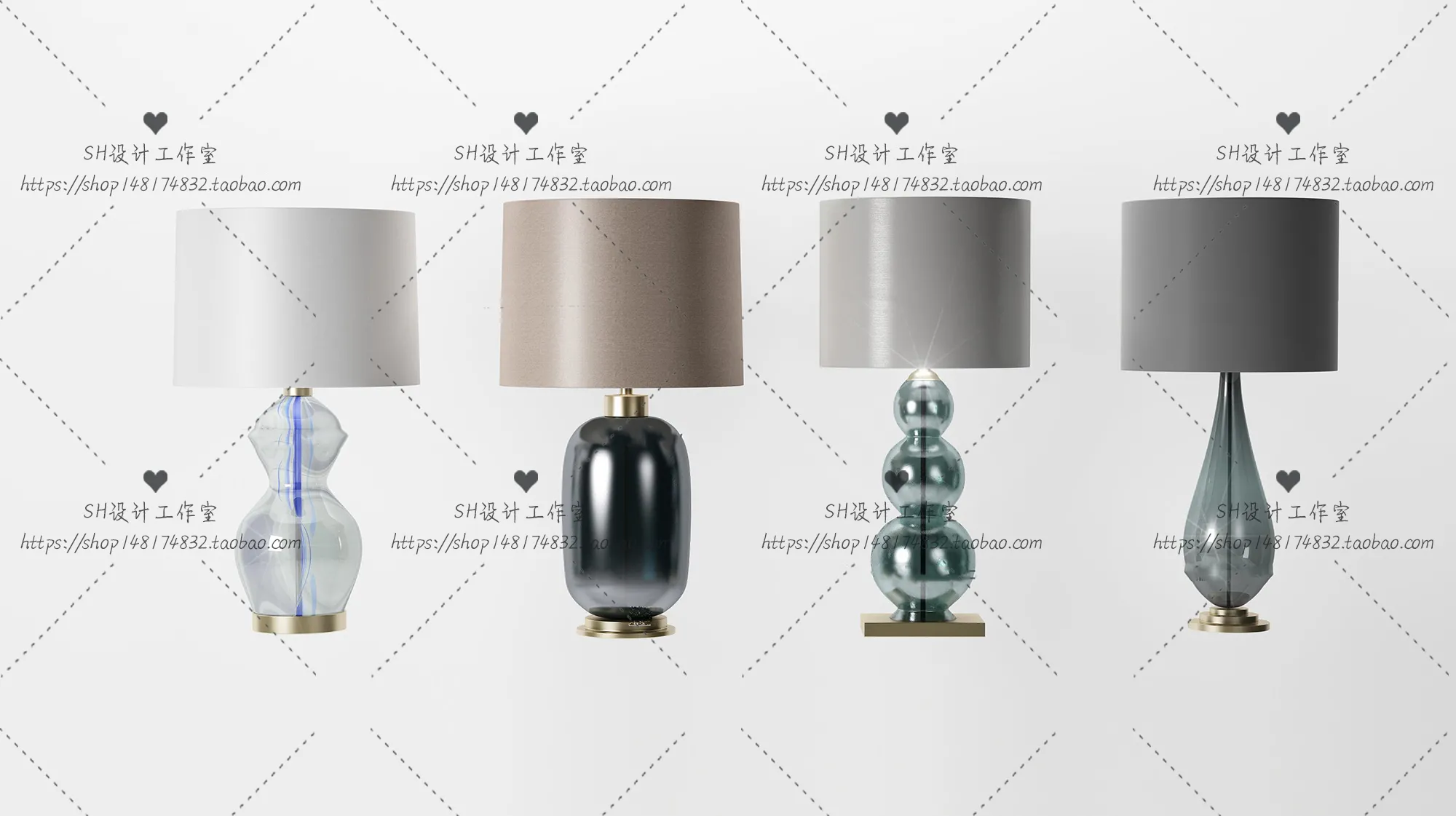 Table Lamps – 3D Models – 0034