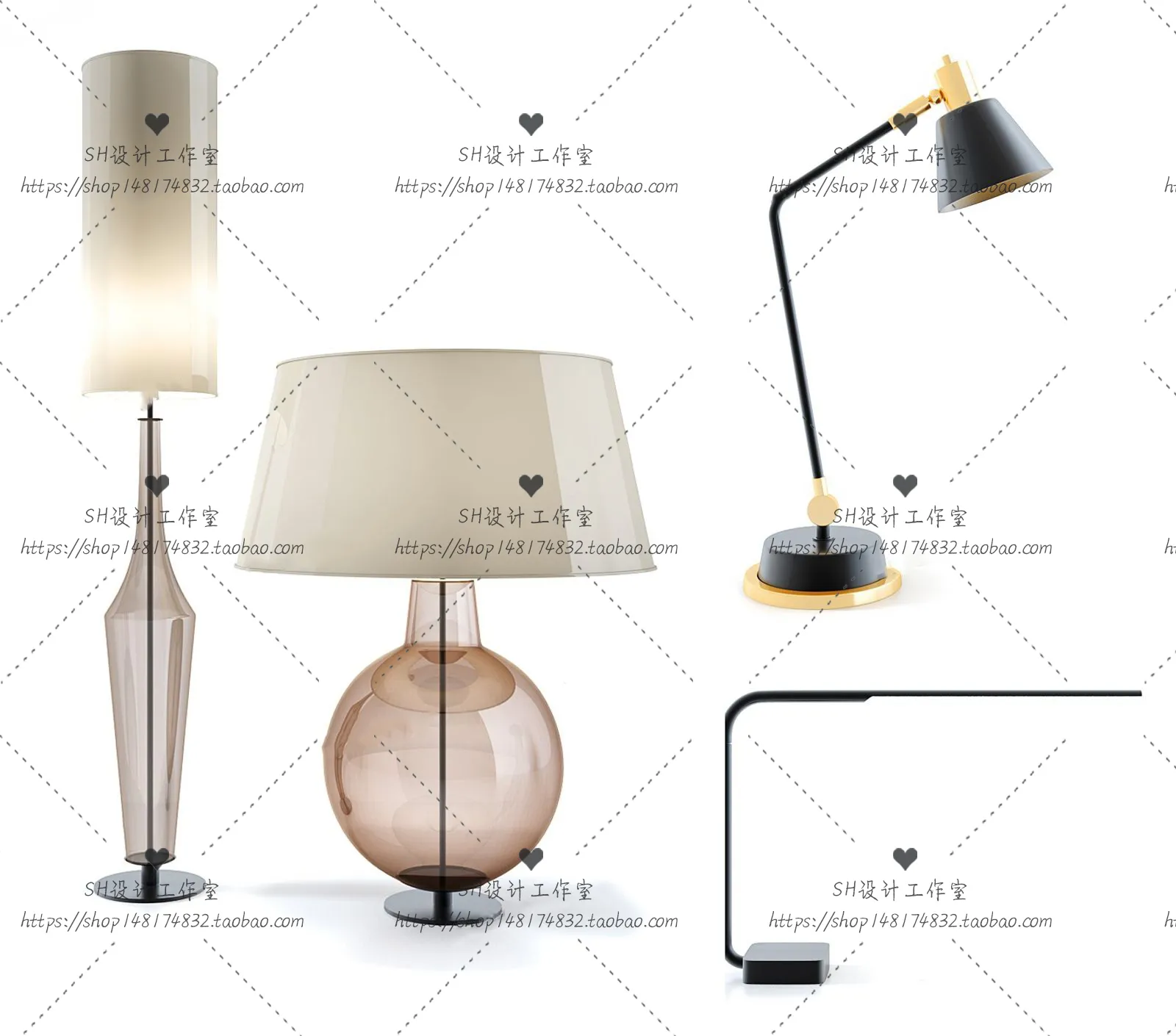 Table Lamps – 3D Models – 0037