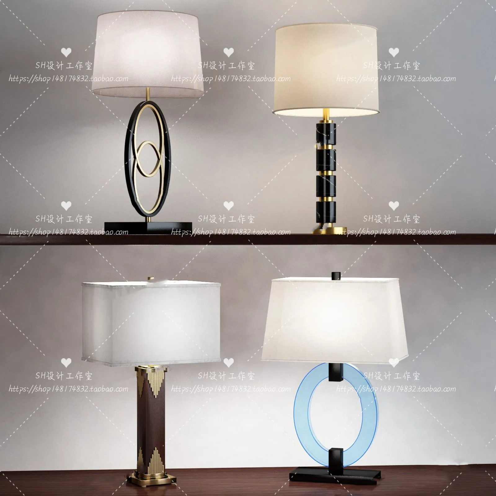 Table Lamps – 3D Models – 0038