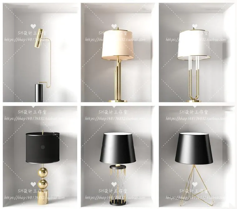 Table Lamps – 3D Models – 0039