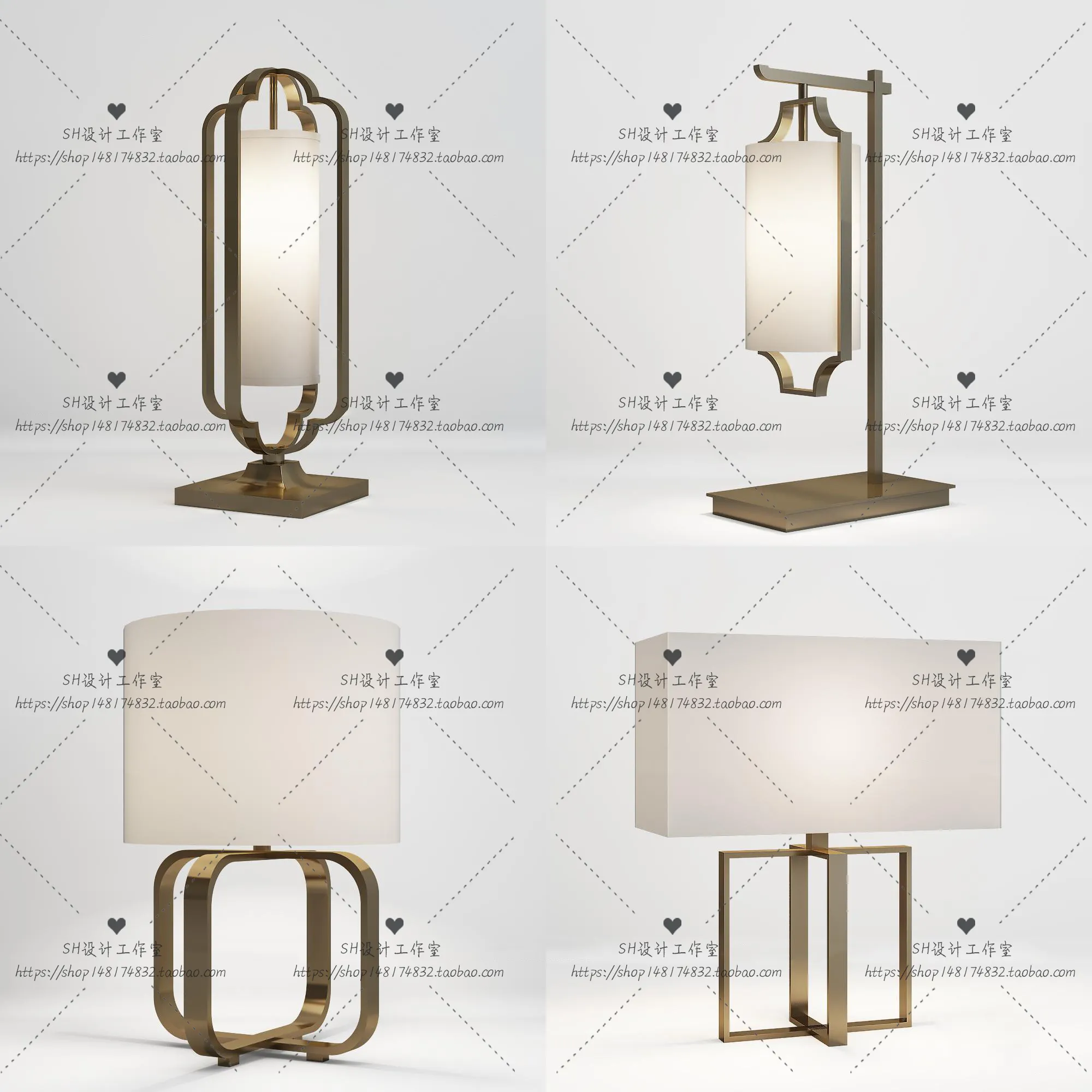 Table Lamps – 3D Models – 0042