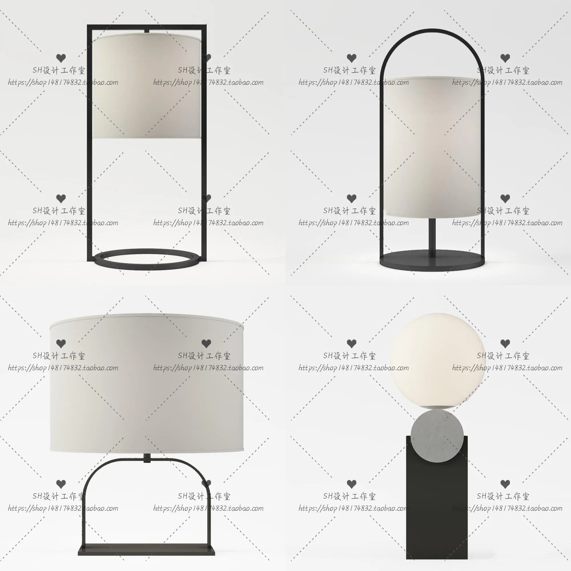 Table Lamps – 3D Models – 0043