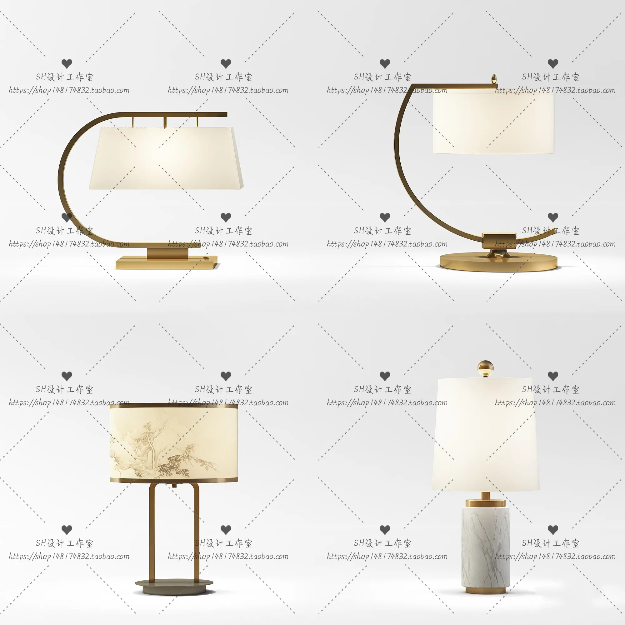 Table Lamps – 3D Models – 0044