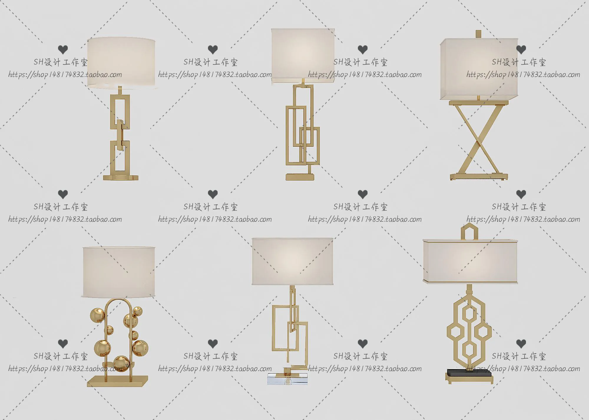 Table Lamps – 3D Models – 0045