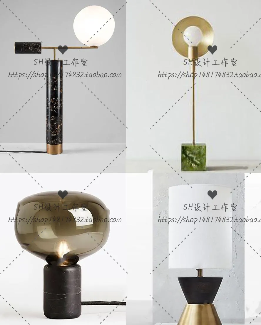 Table Lamps – 3D Models – 0046