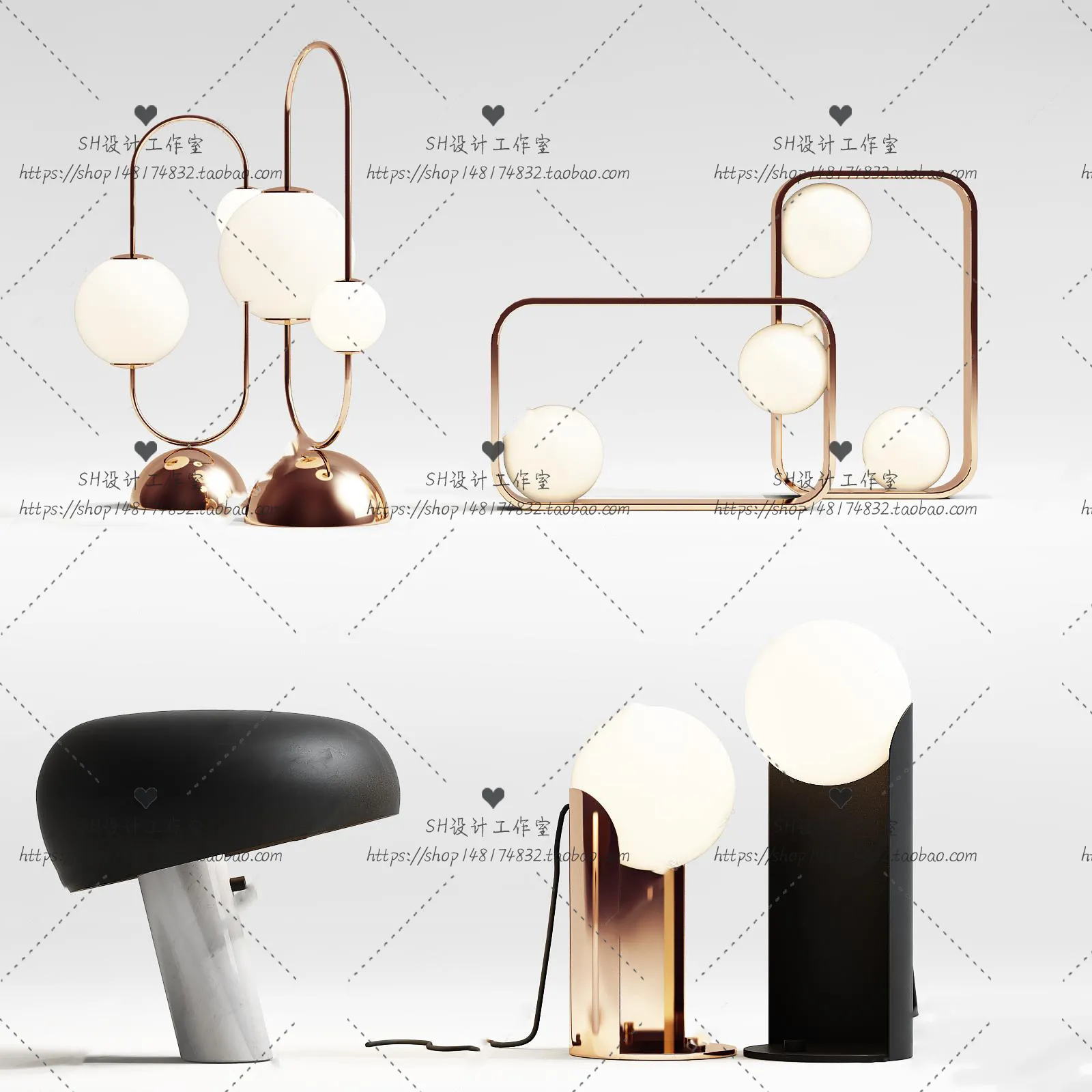 Table Lamps – 3D Models – 0047