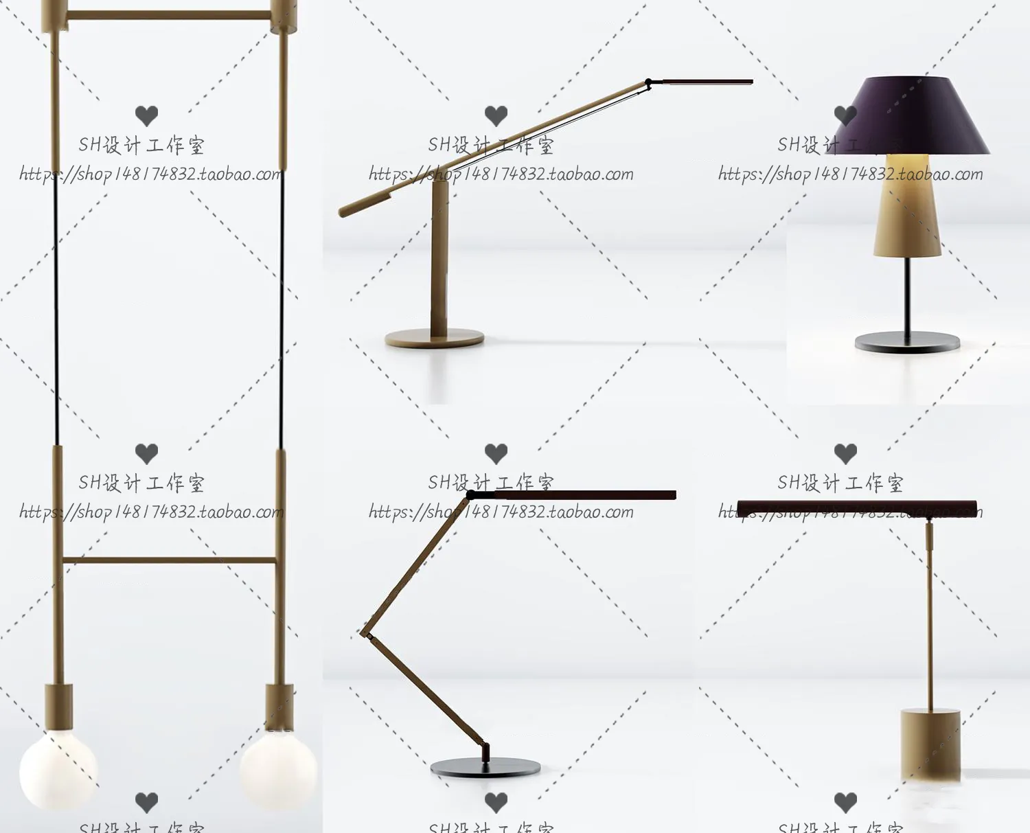 Table Lamps – 3D Models – 0048