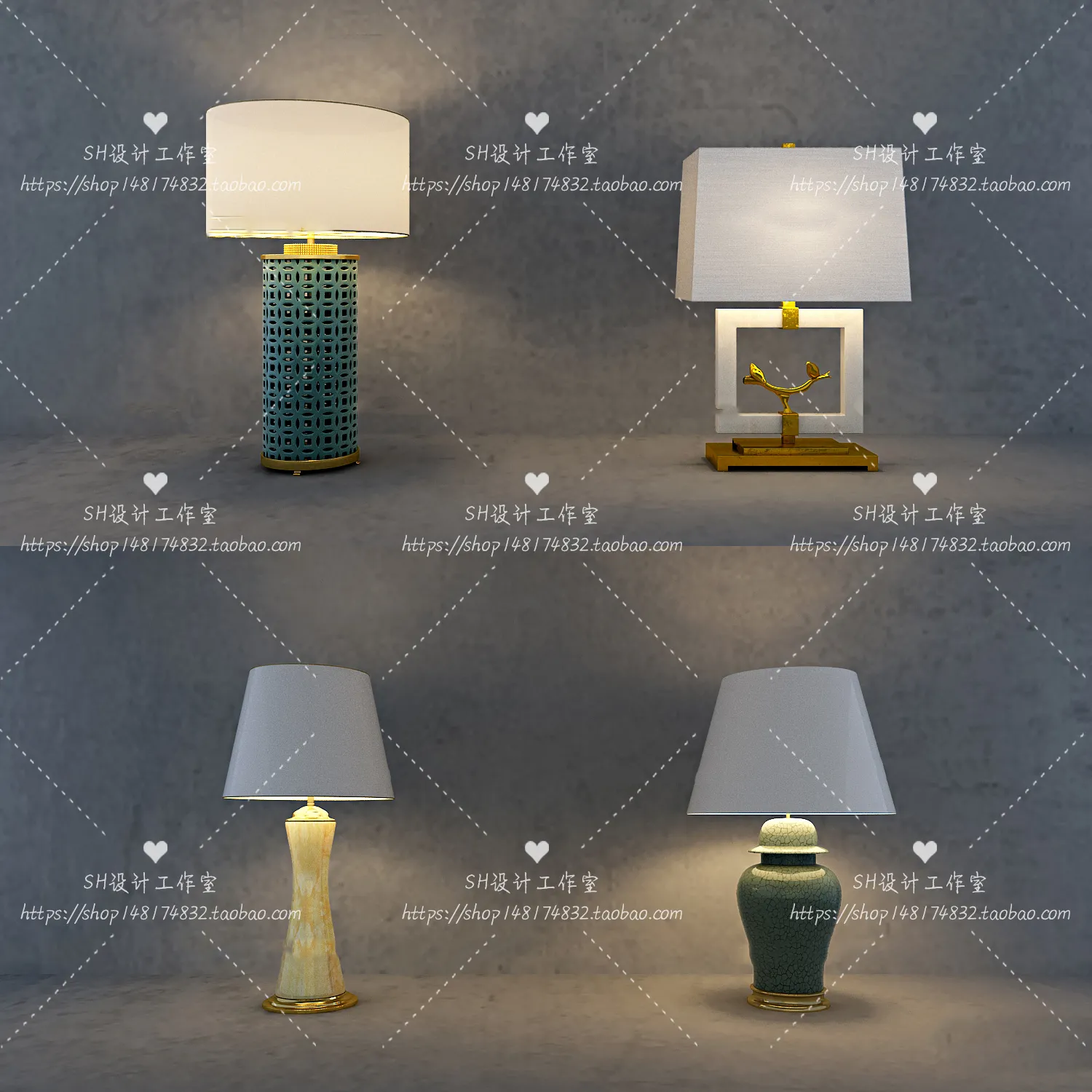 Table Lamps – 3D Models – 0053