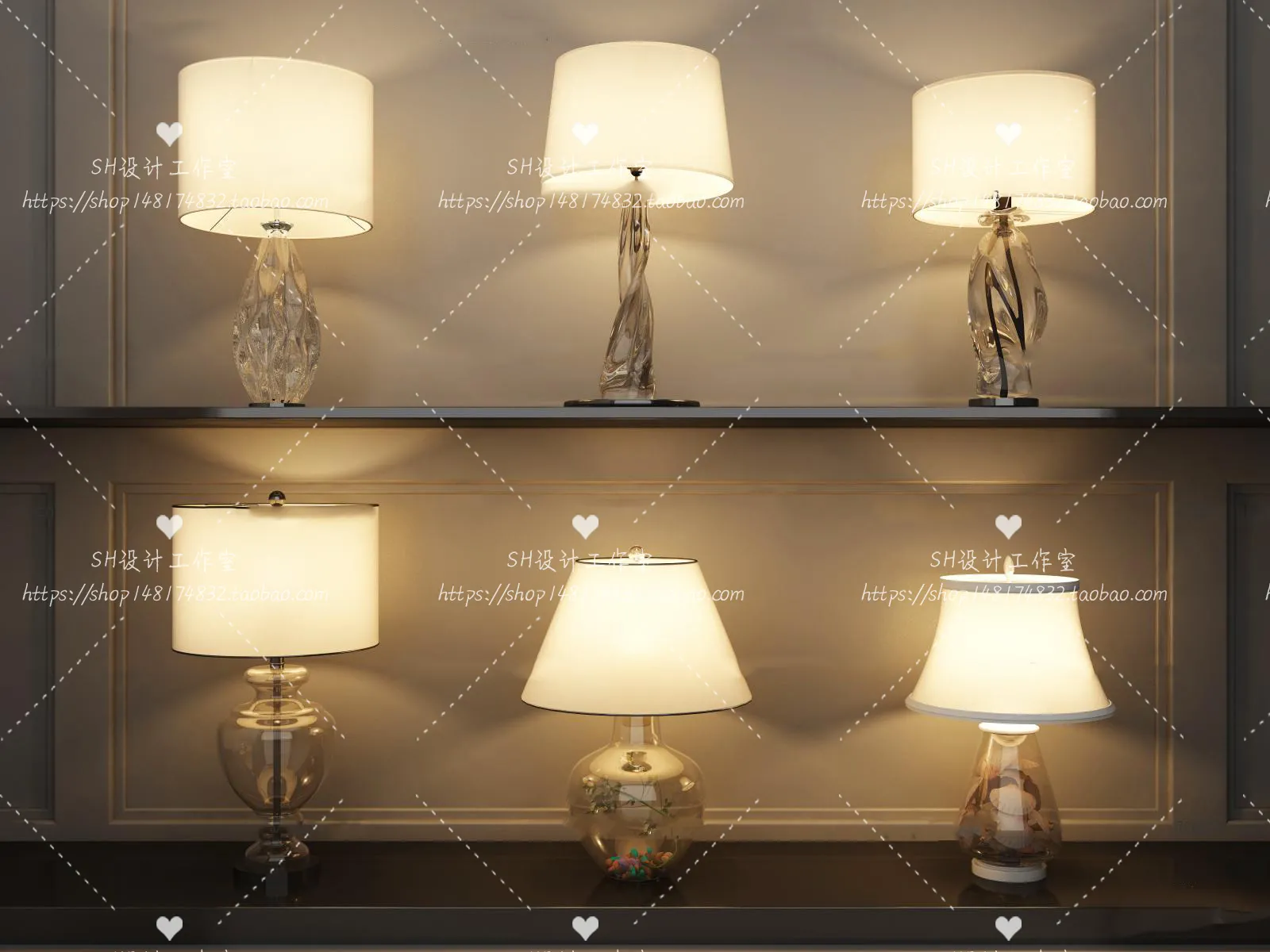 Table Lamps – 3D Models – 0055