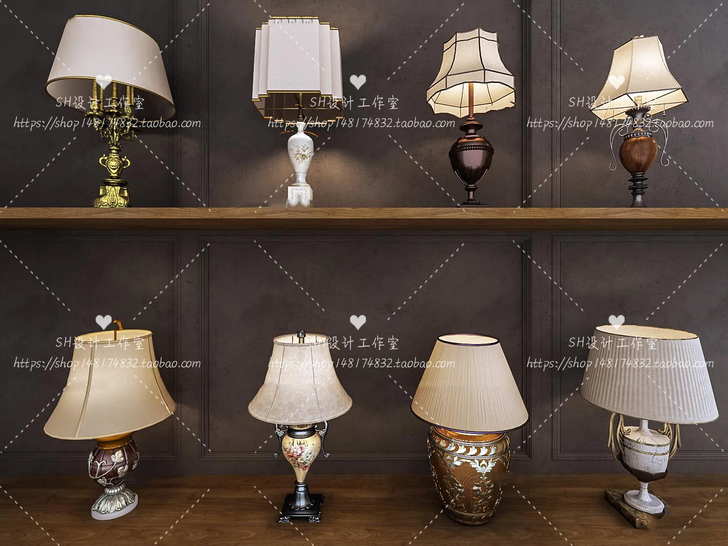 Table Lamps – 3D Models – 0061