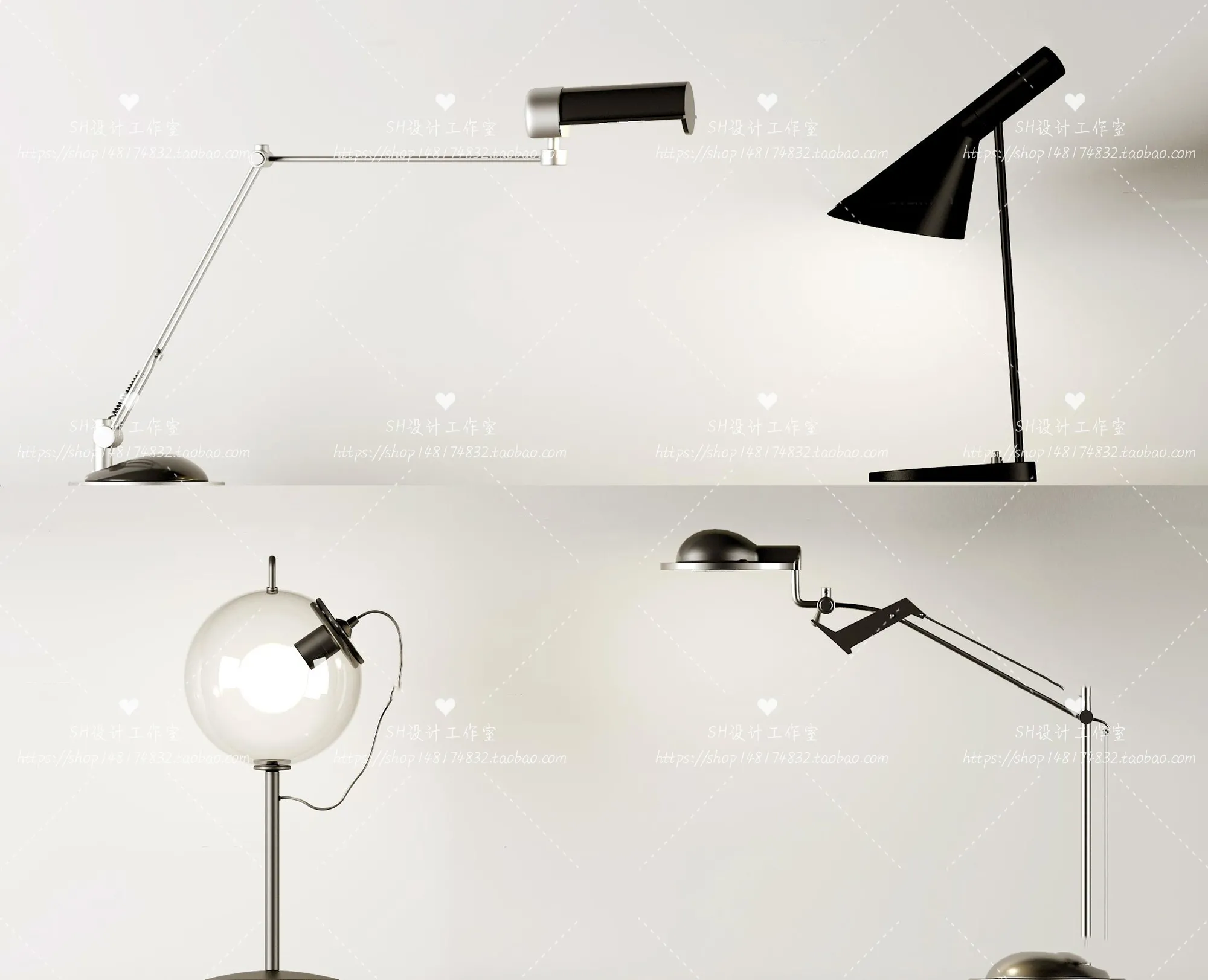 Table Lamps – 3D Models – 0075