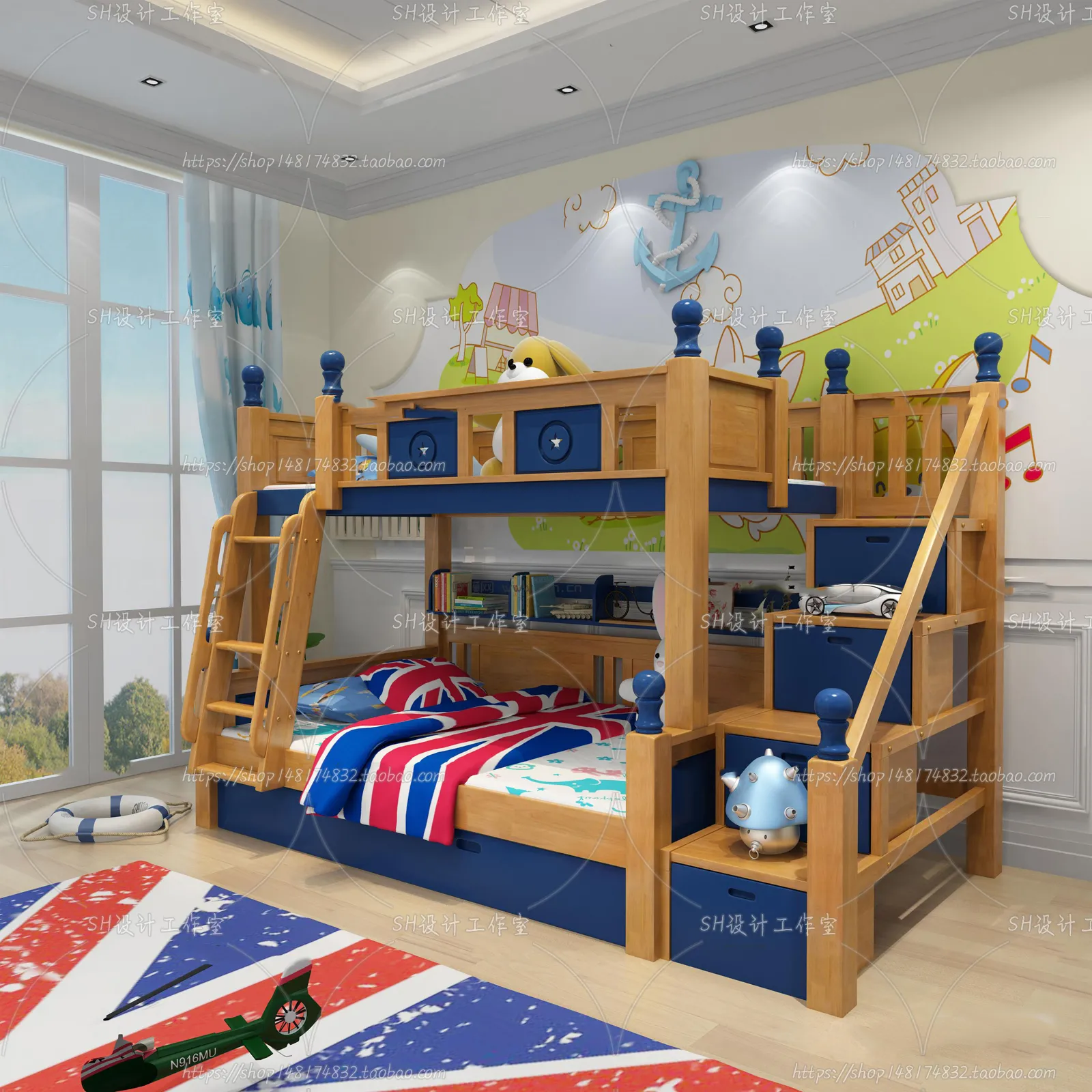 Childrens Bed – 3D Models – 0034