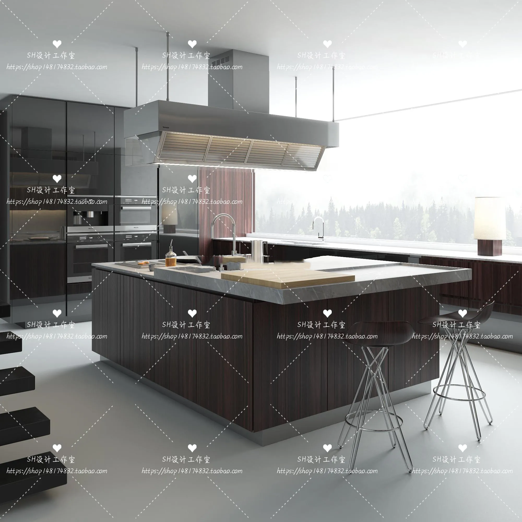 Kitchen Cabinets – 3D Models – 0002