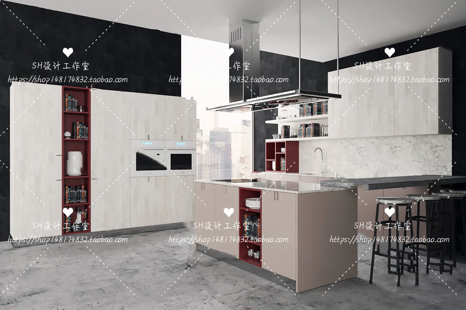 Kitchen Cabinets – 3D Models – 0006