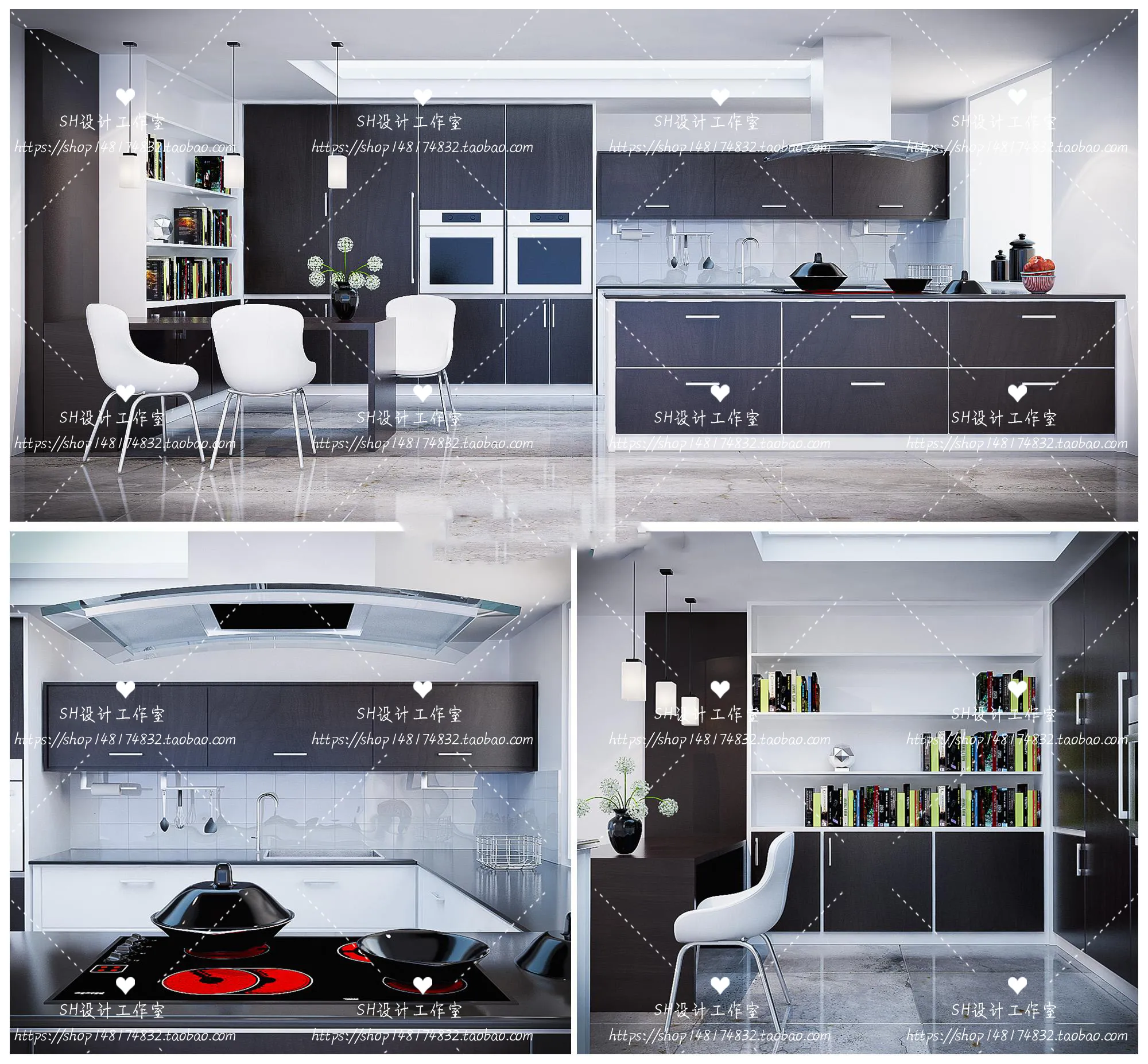 Kitchen Cabinets – 3D Models – 0008