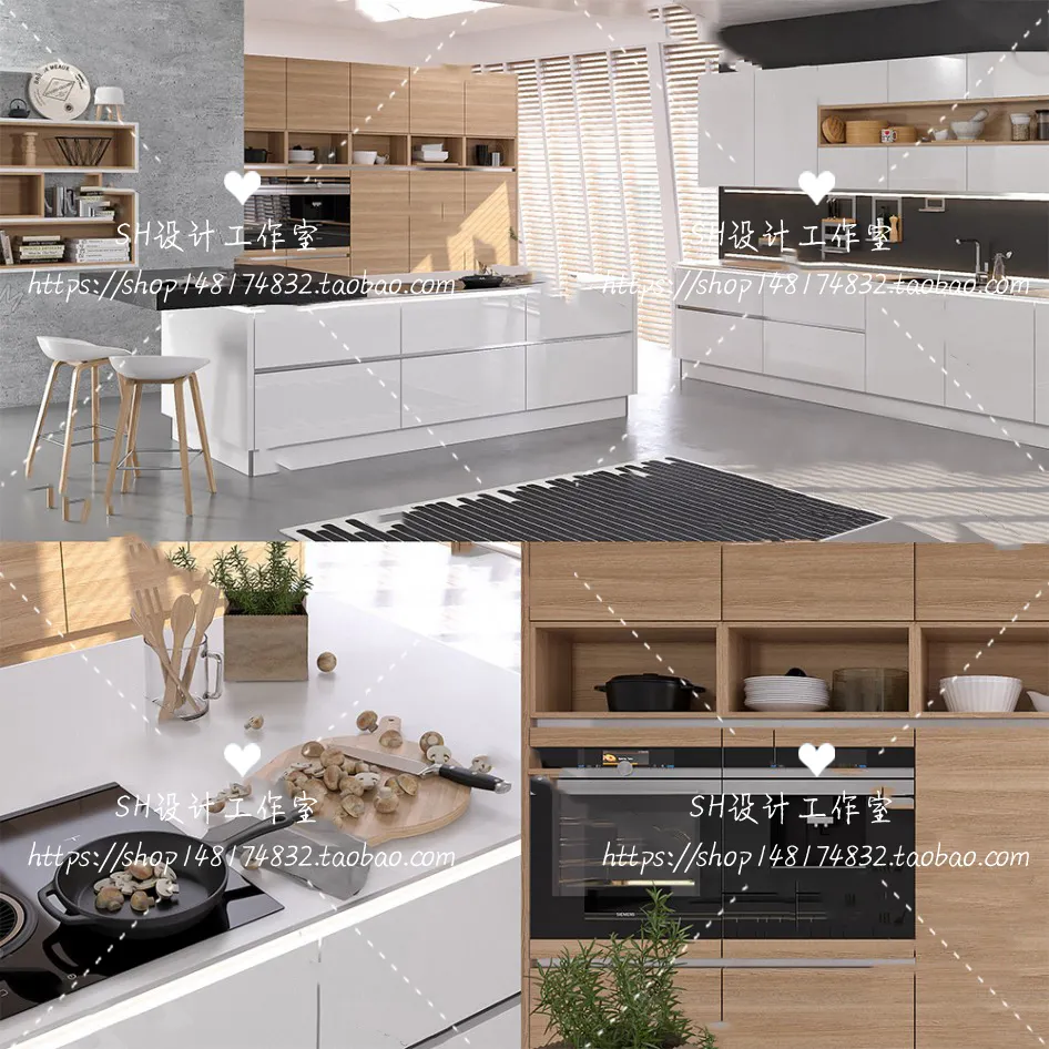 Kitchen Cabinets – 3D Models – 0013