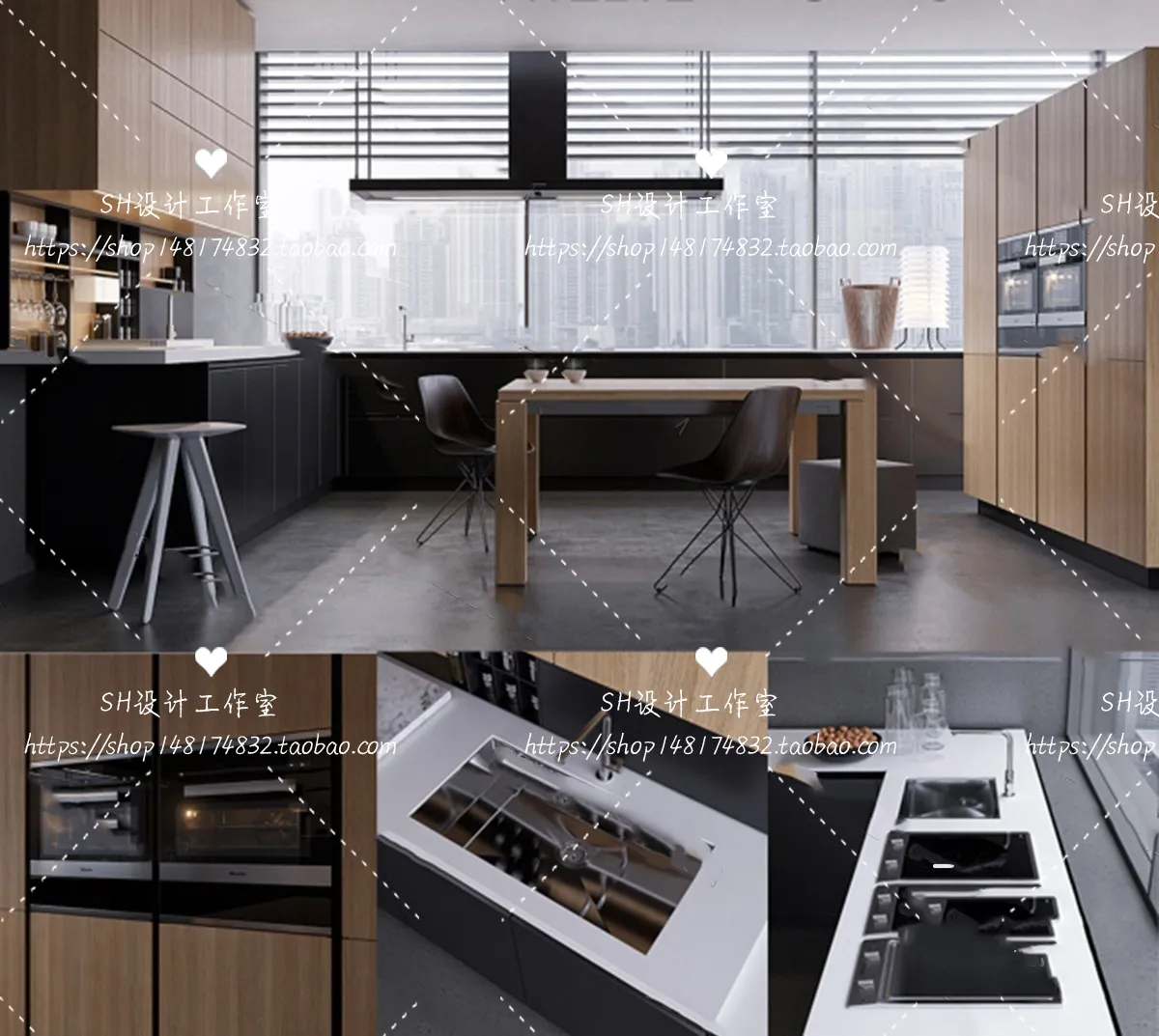 Kitchen Cabinets – 3D Models – 0014
