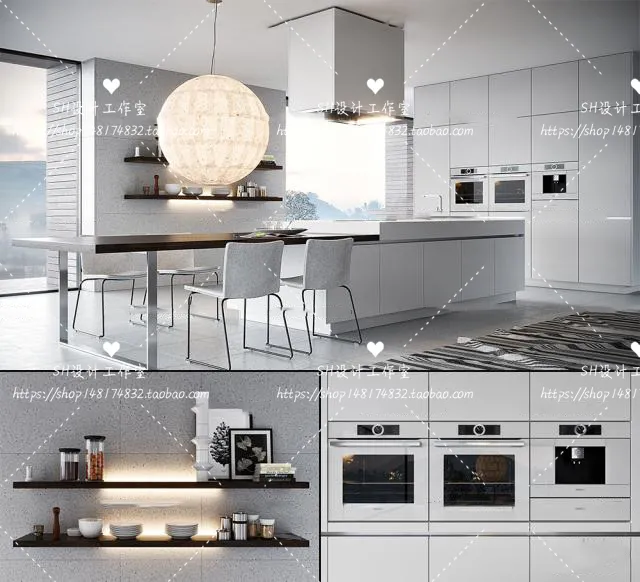 Kitchen Cabinets – 3D Models – 0018