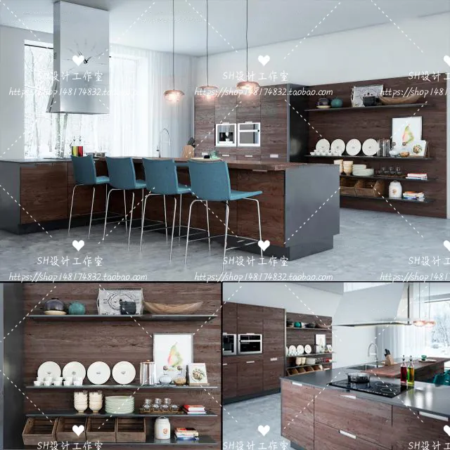 Kitchen Cabinets – 3D Models – 0020