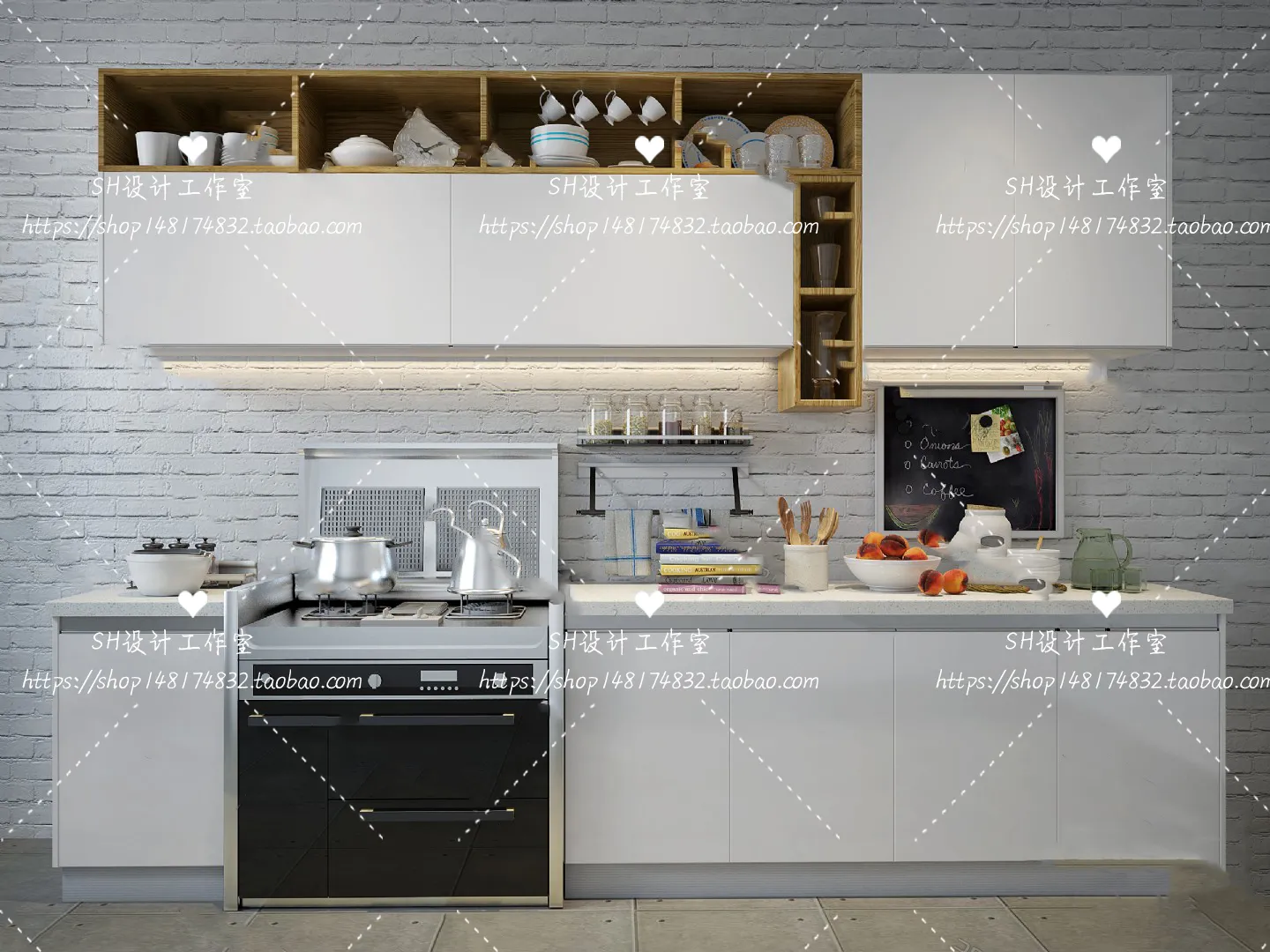 Kitchen Cabinets – 3D Models – 0027