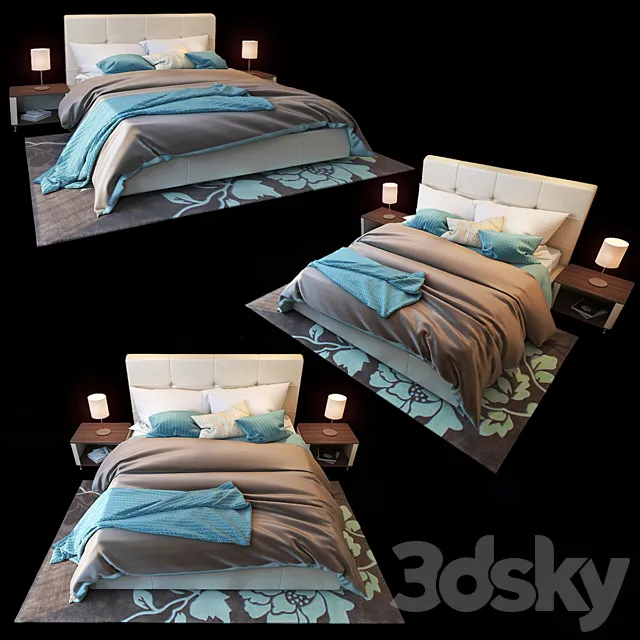 Furniture – Bed 3D Models – Mishel