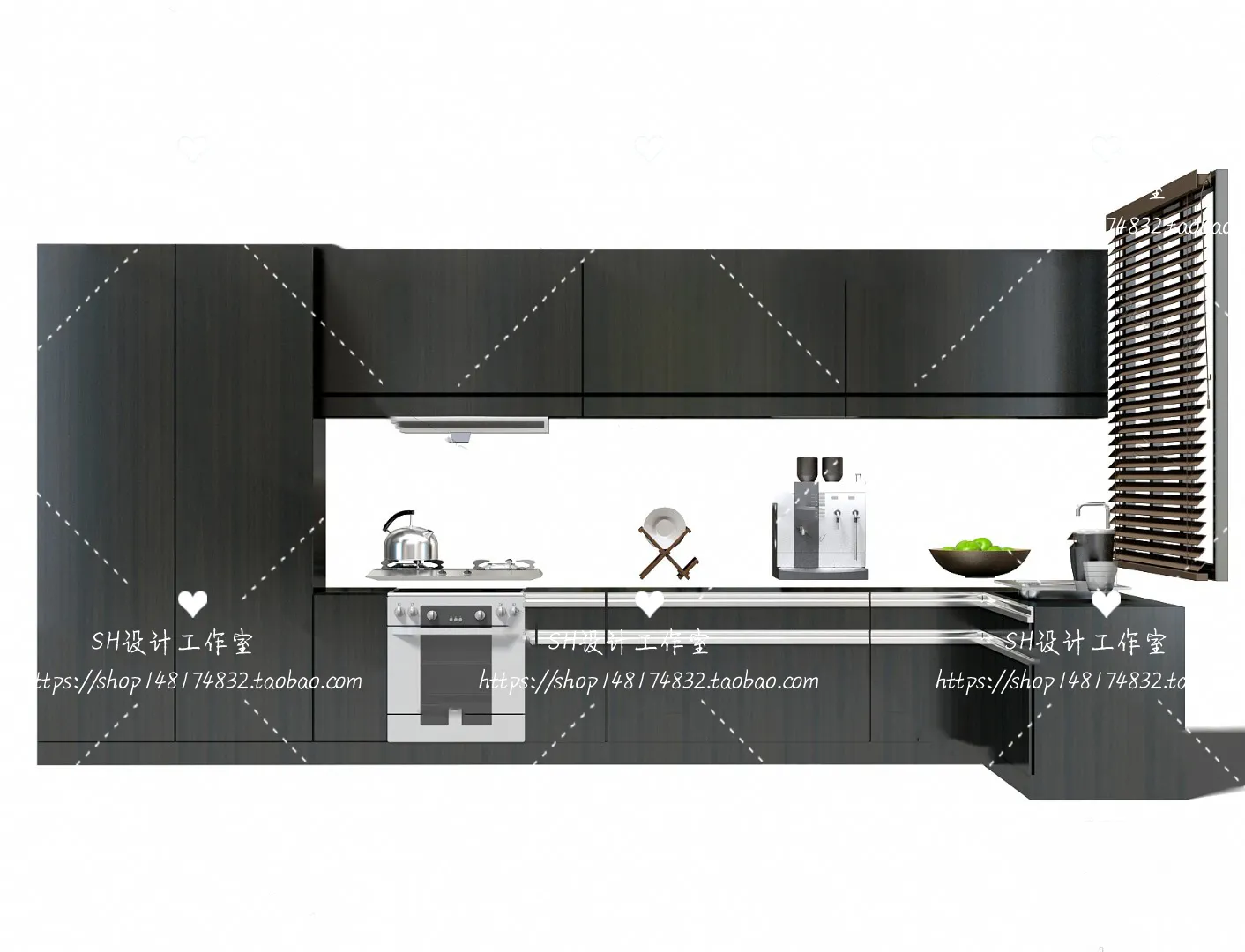 Kitchen Cabinets – 3D Models – 0045