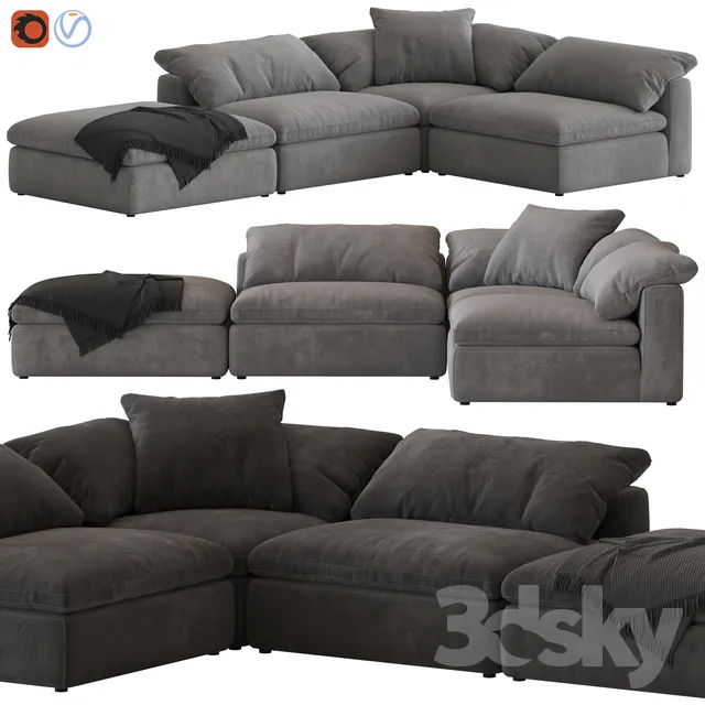 Furniture – Sofa 3D Models – 0208