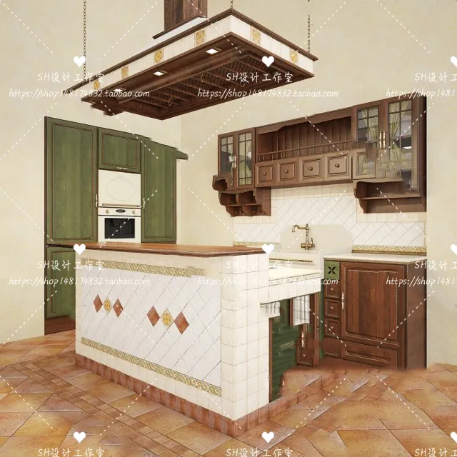 Kitchen Cabinets – 3D Models – 0065
