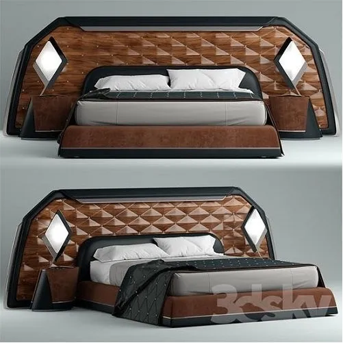 Furniture – Bed 3D Models – Modern Bed