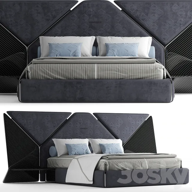Furniture – Bed 3D Models – My design bed – Artem Gogolov