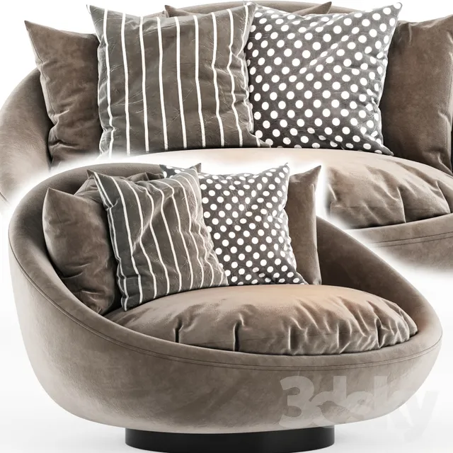 Furniture – Sofa 3D Models – 0210