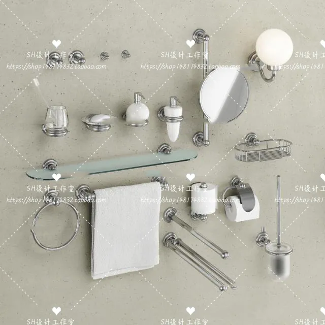 Bathroom Supplies – 3D Models – 0006