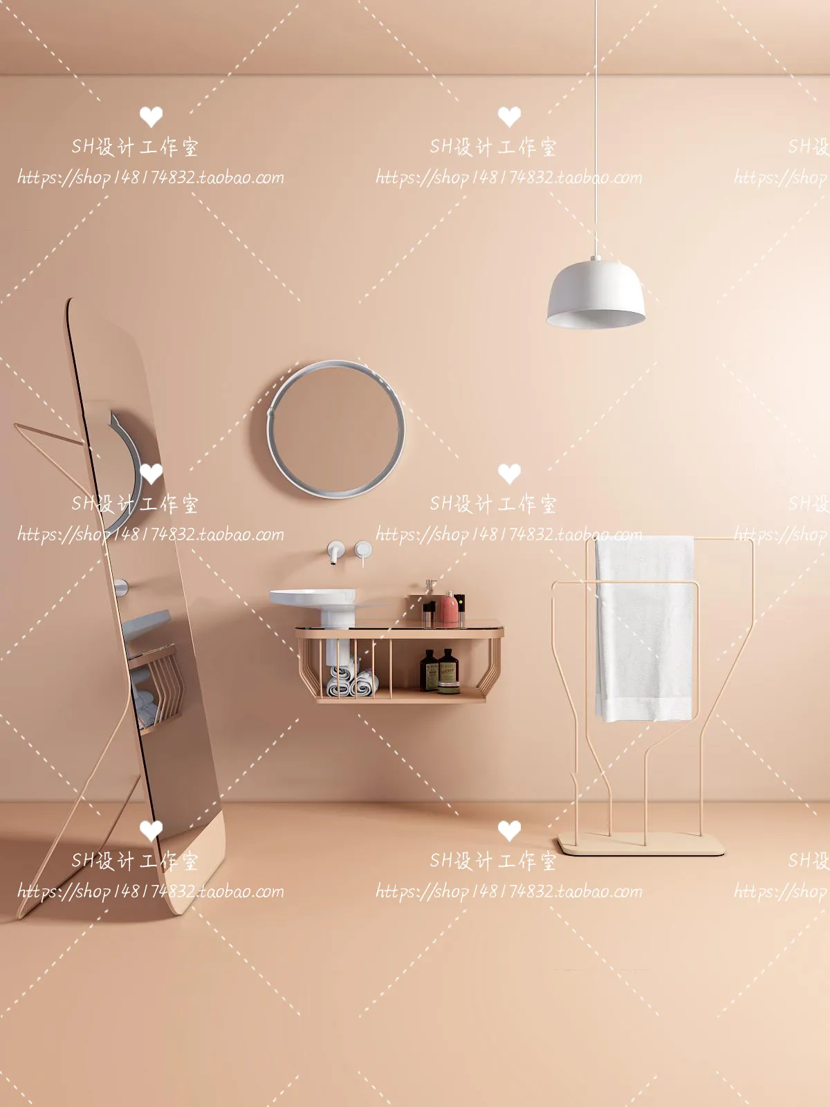 Bathroom Supplies – 3D Models – 0069
