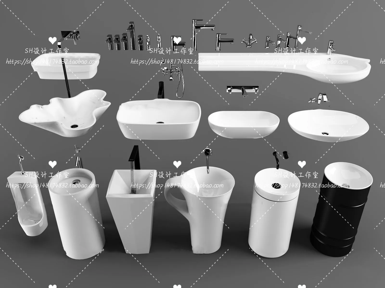 Bathroom Supplies – 3D Models – 0078