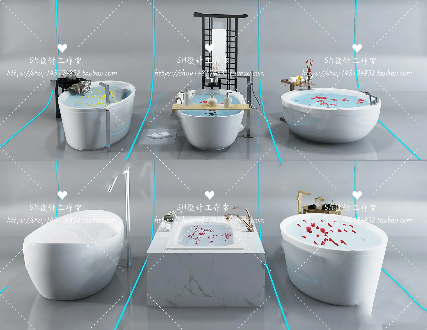 Bathroom Supplies – 3D Models – 0080