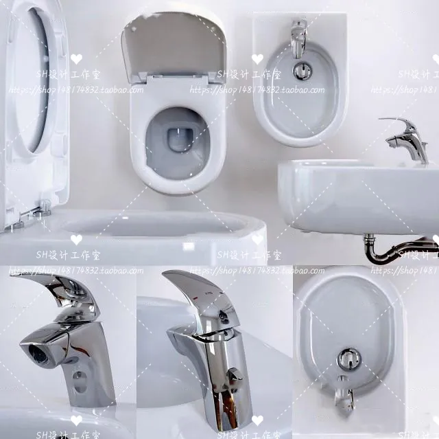 Bathroom Supplies – 3D Models – 0083