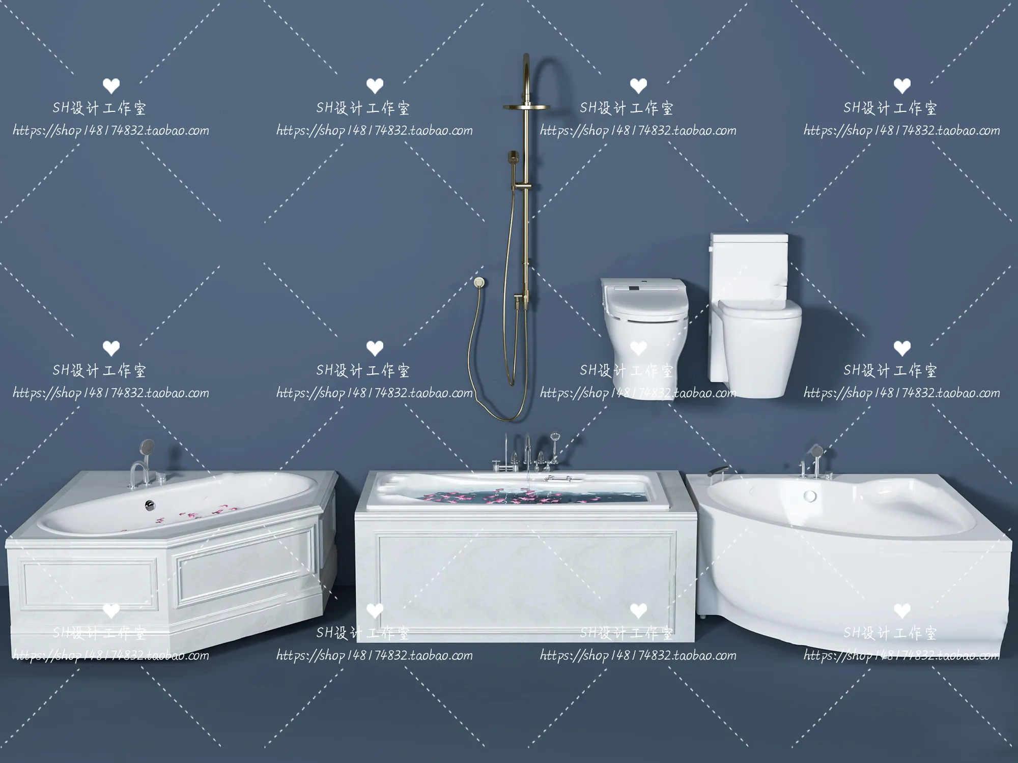 Bathroom Supplies – 3D Models – 0087