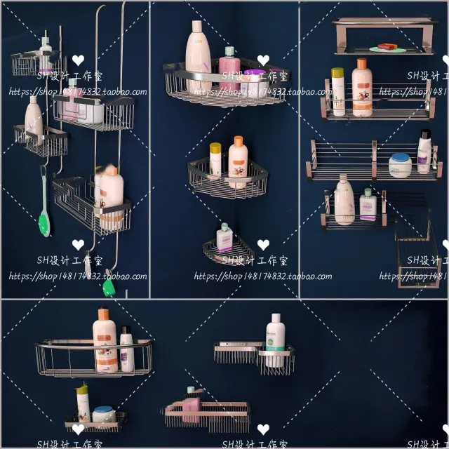 Bathroom Supplies – 3D Models – 0117