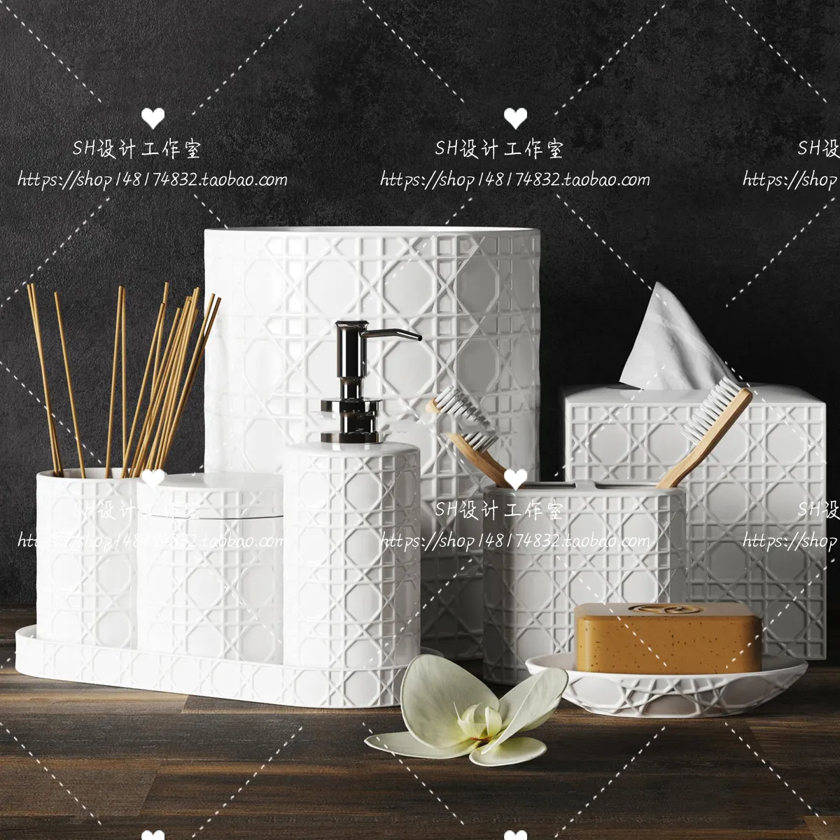 Bathroom Supplies – 3D Models – 0144
