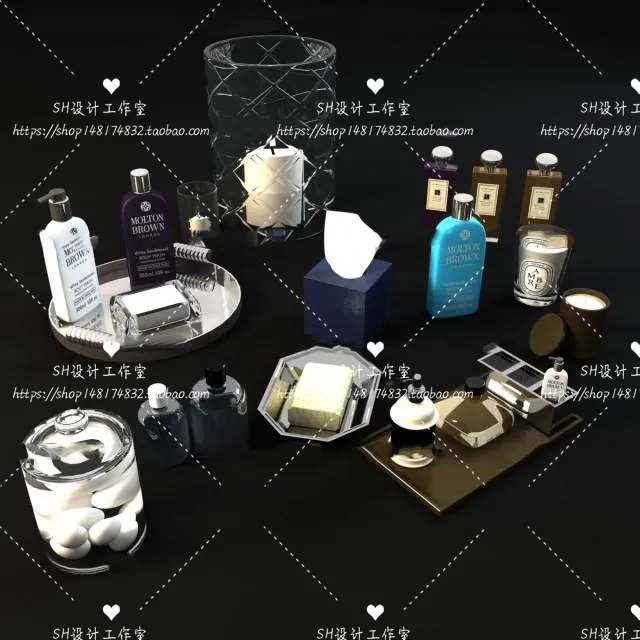 Bathroom Supplies – 3D Models – 0149