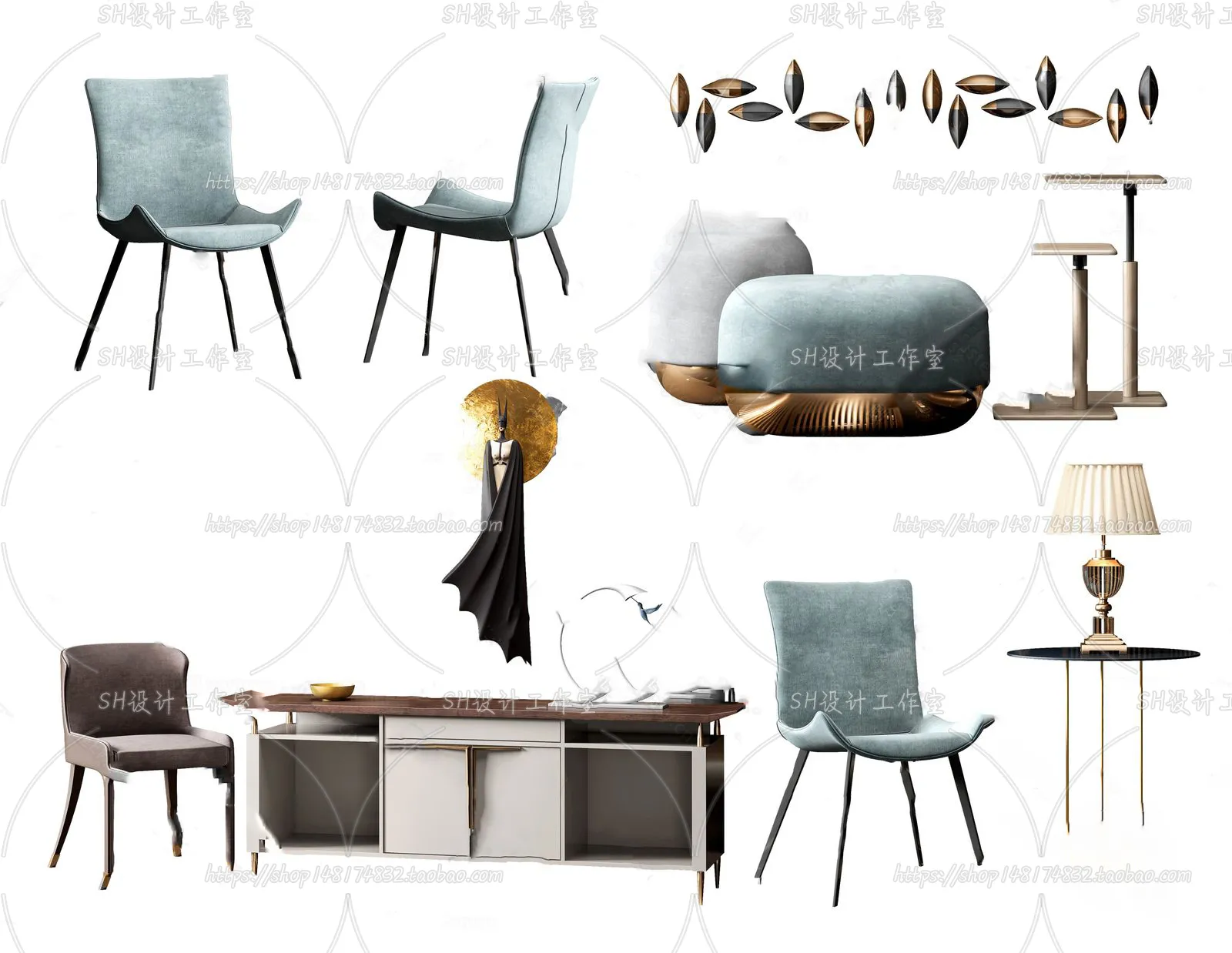 Chair – Armchair – Single Chairs – 3D Models – 0002
